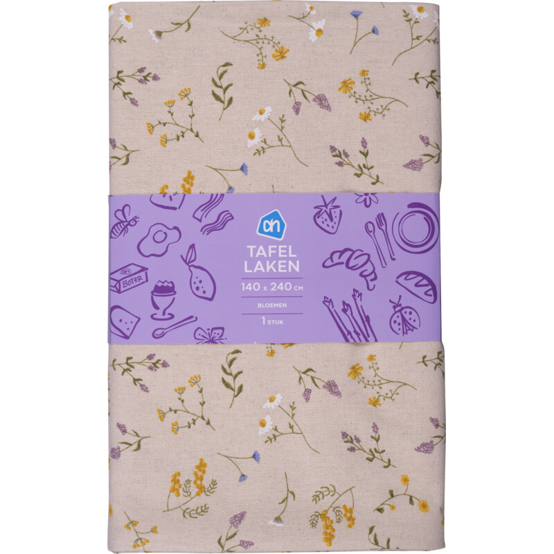 AH Tafellaken textiel bloemen