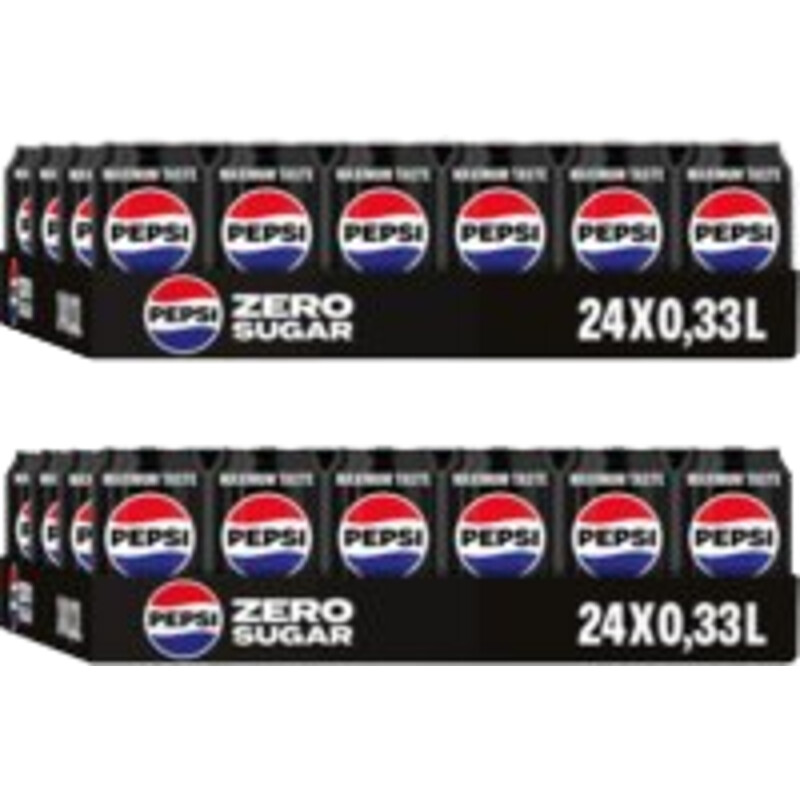 Een afbeelding van Pepsi Zero 2x 24-pack