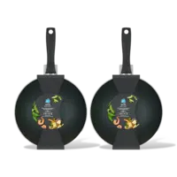 AH Wok easy chef 28cm 2-pack