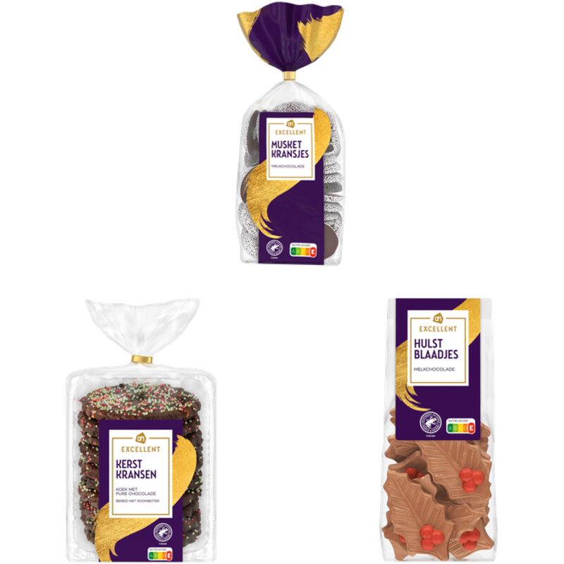 Een afbeelding van AH Excellent Chocolade voor bij de koffie