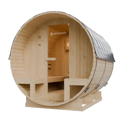 pdp-image-Hosel Barrelsauna spitsbergen 2 banken 220cm