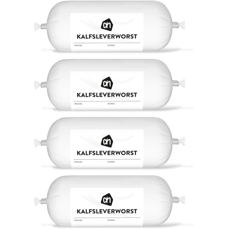 AH Kalfsleverworst 4-pack