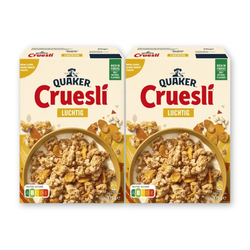 Quaker Cruesli luchtig 2-pack