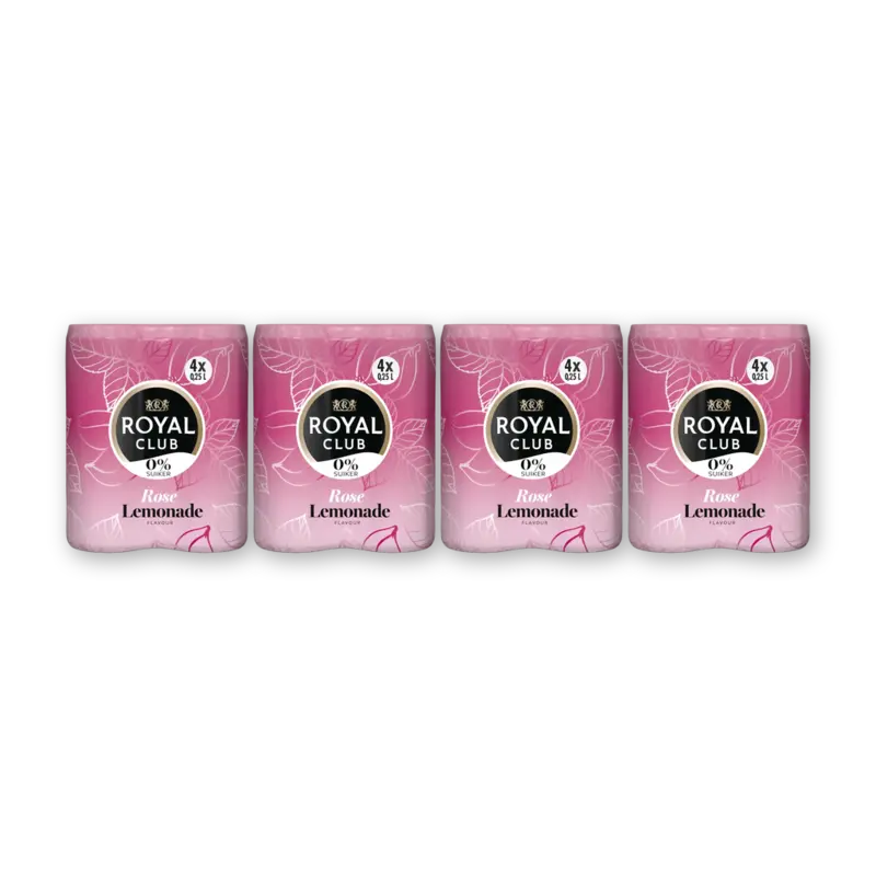 Royal Club Rose lemonade 0% suiker 16-pack
