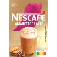 Een afbeelding van Nescafé Amaretto latte oploskoffie