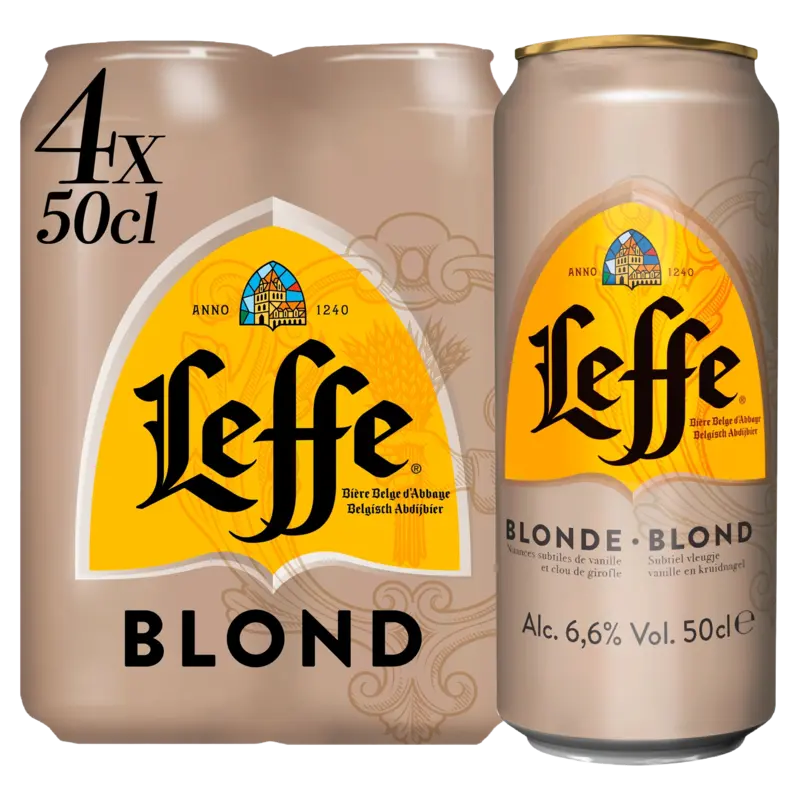 Blond abdijbier 4-pack
