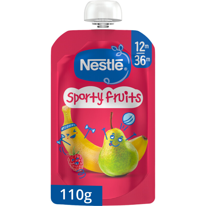 Een afbeelding van Nestlé Sporty fruits knijpfruit 12m+