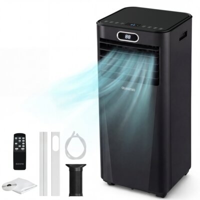 pdp-image-Auronic Mobile air conditioning zwart 7000 btu