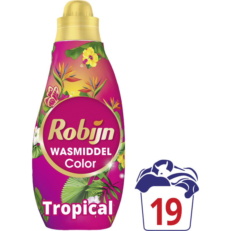Een afbeelding van Robijn Color tropical wasmiddel