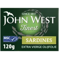 John West Sardines extra vierge olijfolie