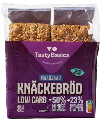 pdp-image-TastyBasics Low carb knäckebröd Maanzaad en sesam