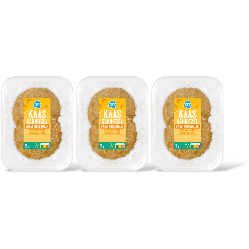 AH Vegetarische kaasschnitzel swt onion 3pk
