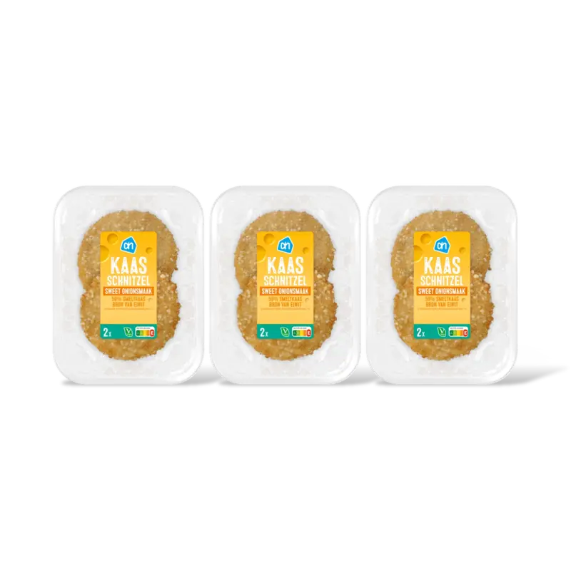 AH Vegetarische kaasschnitzel swt onion 3pk
