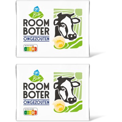pdp-image-AH Biologisch Roomboter ongezouten 2-pack