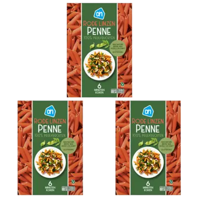 pdp-image-AH Rode linzen penne 3-pack