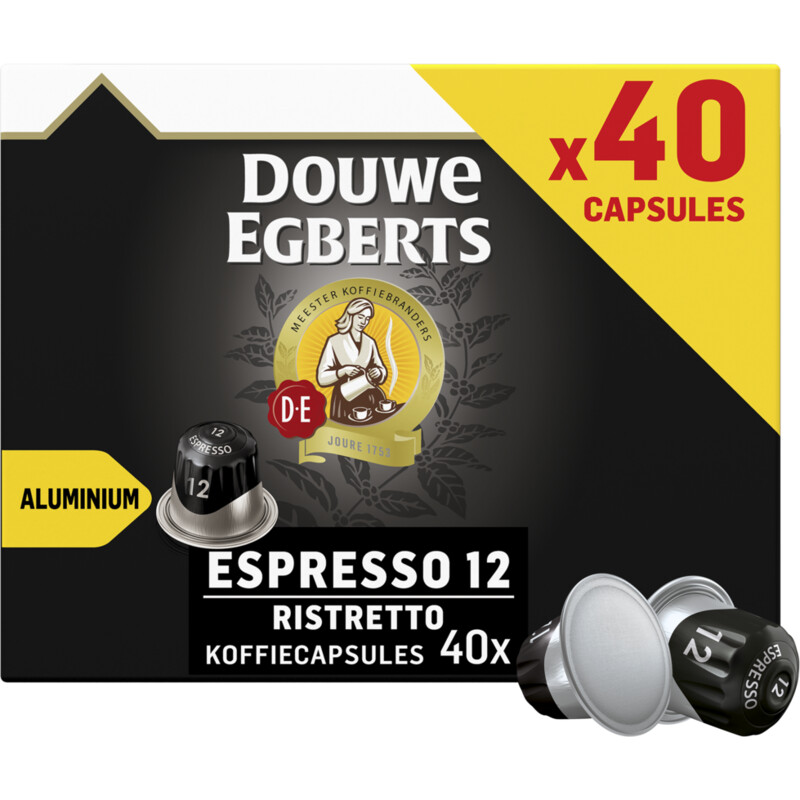 Een afbeelding van Douwe Egberts Espresso ristretto capsules