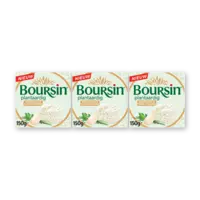 Boursin Plantaardig knoflook fijne kruiden 3pack