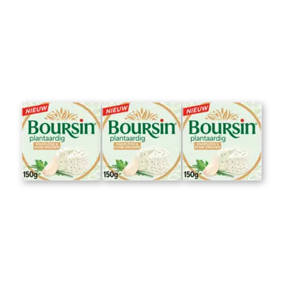 pdp-image-Boursin Plantaardig knoflook fijne kruiden 3pack