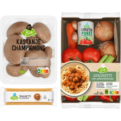 pdp-image-AH Biologisch Vega Spaghetti Gehaktballetje Verspakket