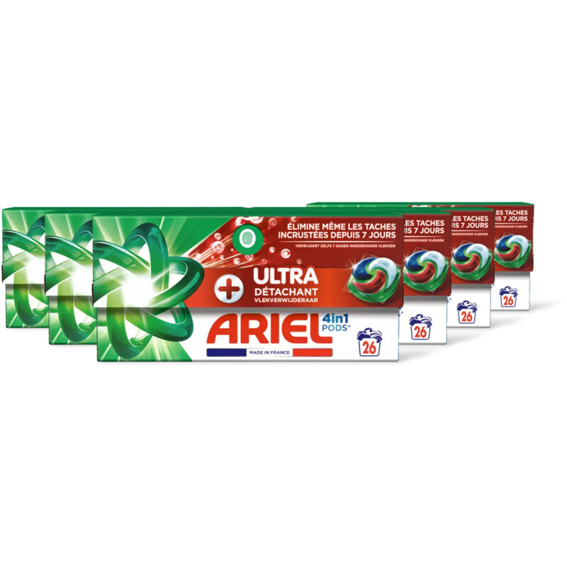 Ariel 4in1 pods+ ultra wasmiddelcapsules 6pack