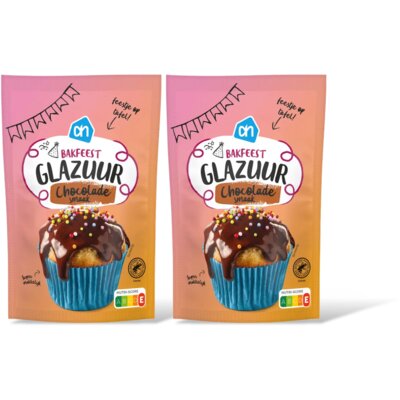 pdp-image-AH Bakfeest glazuur chocolade smaak 2-pack