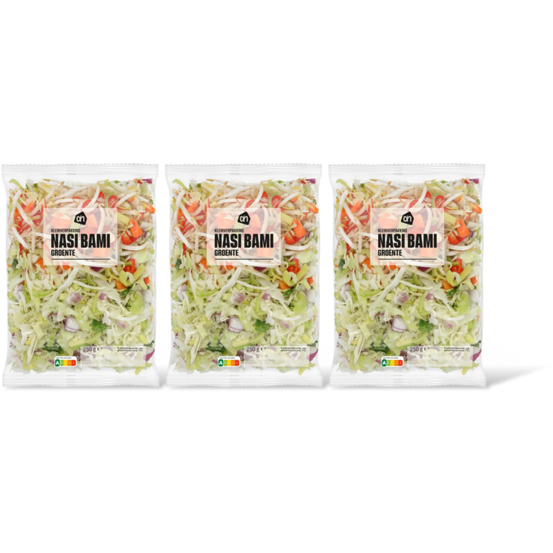 AH Nasi bami groente kleinverpakking 3-pack