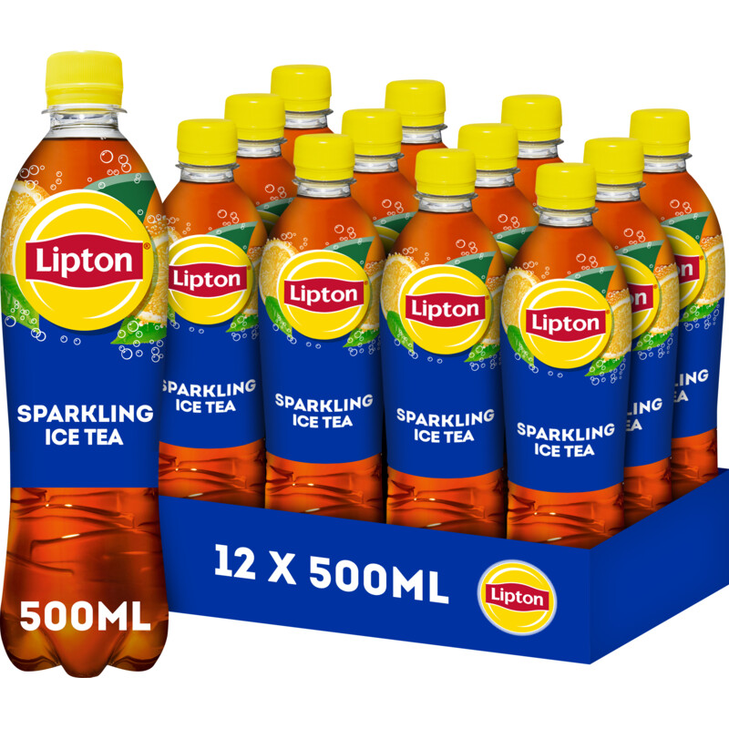 Een afbeelding van Lipton Ice tea sparkling 12-pack
