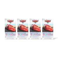 Disney Cars multivitamines gummies 4-pack