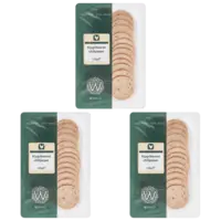 Wahid Kipgrillworst plakjes chilipeper 3-pack