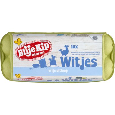 pdp-image-Blije Kip eieren Witjes vrij uitloop eieren
