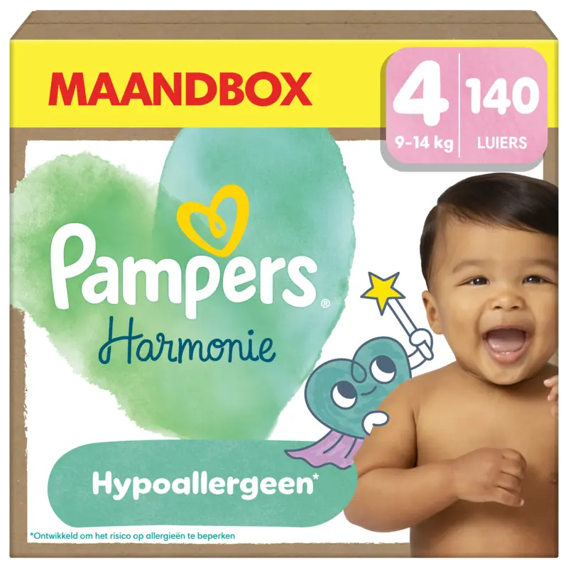 Harmonie luiers maat 4 maandbox