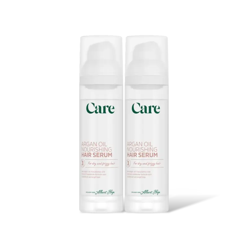 Care Argan oil nourishing hair serum 2-pack
