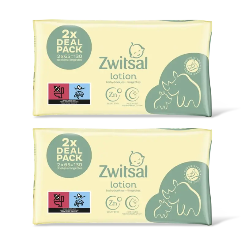 Baby lotion billendoekjes 4-pack