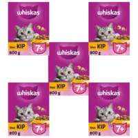 Whiskas Droogvoer 7+ Kip 5-pack