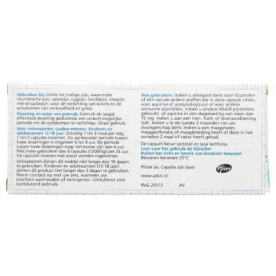 pdp-image-Advil Reliva 200mg ibuprofen zachte capsule