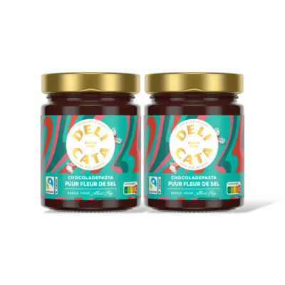 pdp-image-Delicata Chocoladepasta puur fleur de sel 2-pack
