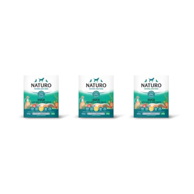 pdp-image-Naturo Eend en rijst voor de hond 3-pack