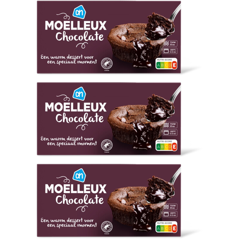 AH Moelleux chocolate 3-pack