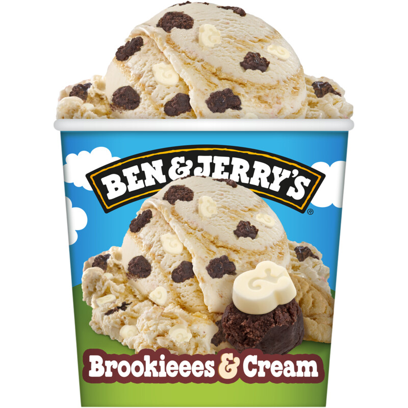 Een afbeelding van Ben & Jerry's Brookieees and cream