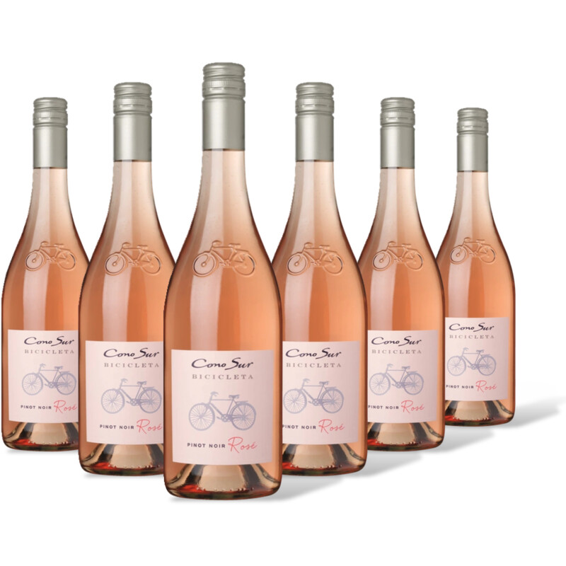 Cono Sur Bicicleta rose 6 flessen