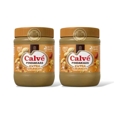 pdp-image-Calvé Extra crunchy pindakaas 2pack