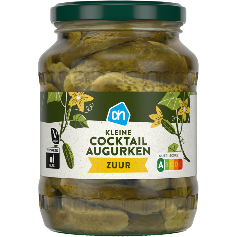 Een afbeelding van AH Cocktail augurken zuur