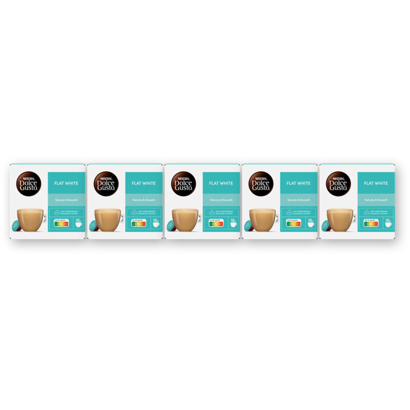 Nescafé Dolce Gusto Flat white 5-pack