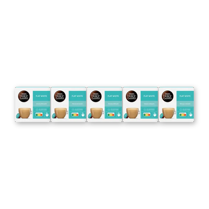 Nescafé Dolce Gusto Flat white 5-pack