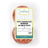 Marhaba Spicy rundvlees burger