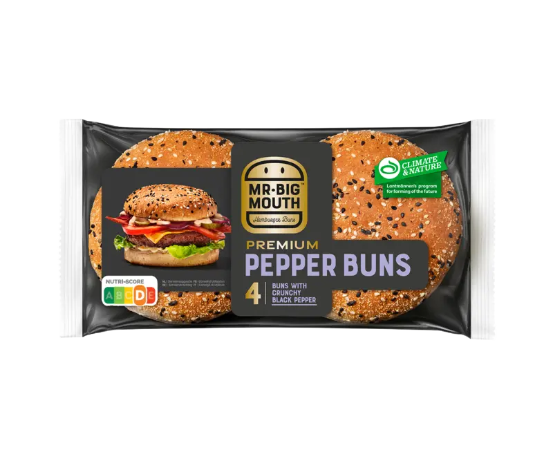Mr. BigMouth Black pepper buns
