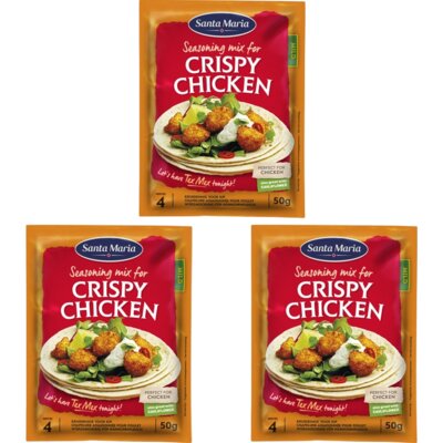 pdp-image-Santa Maria Crispy chicken kruidenmix 3-pack