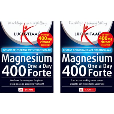 pdp-image-Lucovitaal Magnesium 400 one a day forte 2-pack