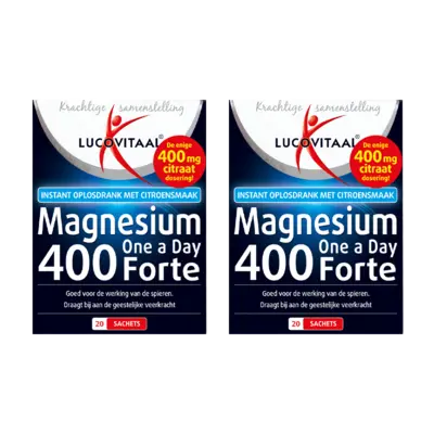 pdp-image-Lucovitaal Magnesium 400 one a day forte 2-pack