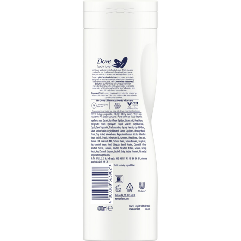 Een afbeelding van Dove Light care bodylotion